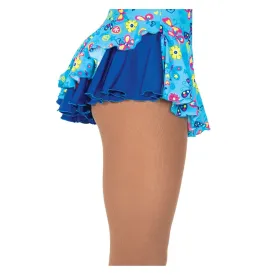 503 Double Back Skirt - Butterflies/Blue