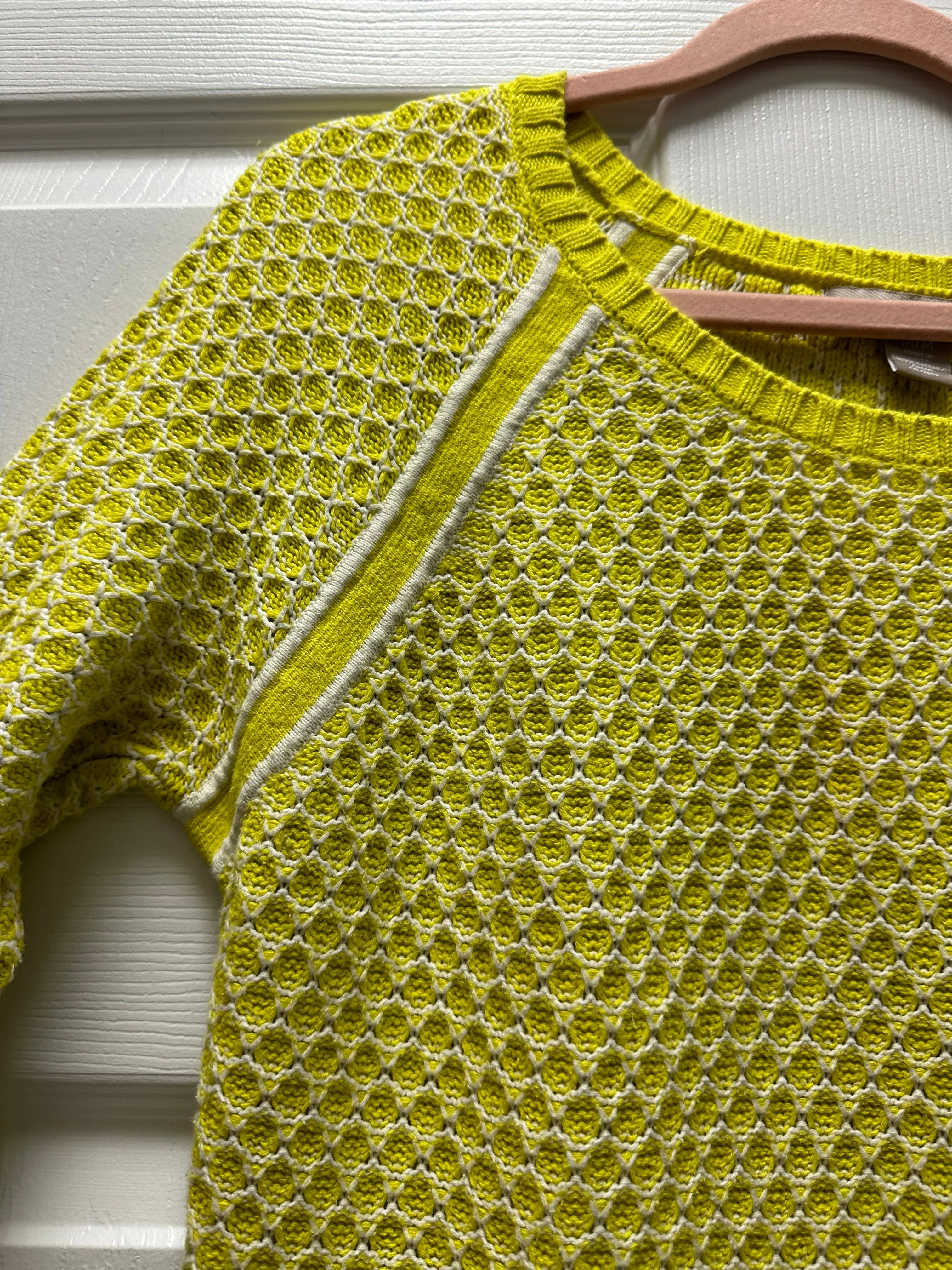 Banana Republic Yellow Sweater Sz M