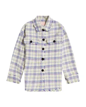 BAPY TARTAN SHIRT JACKET LADIES