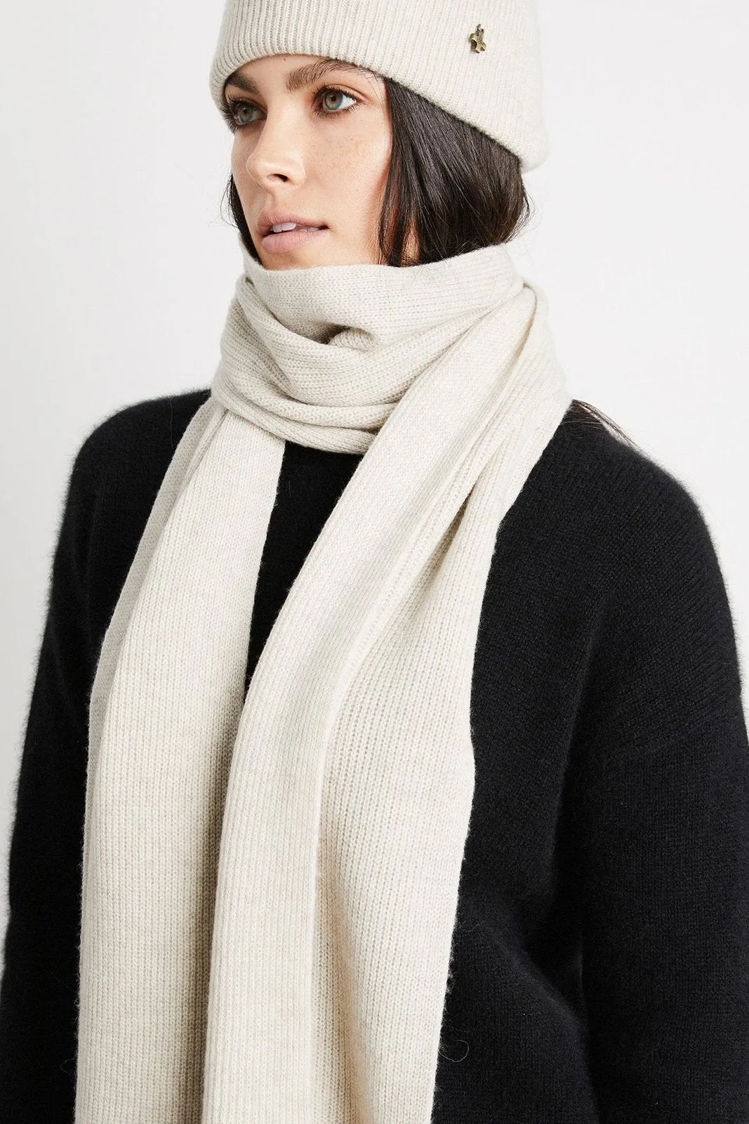   Beryll Cashmere Scarf | White Water