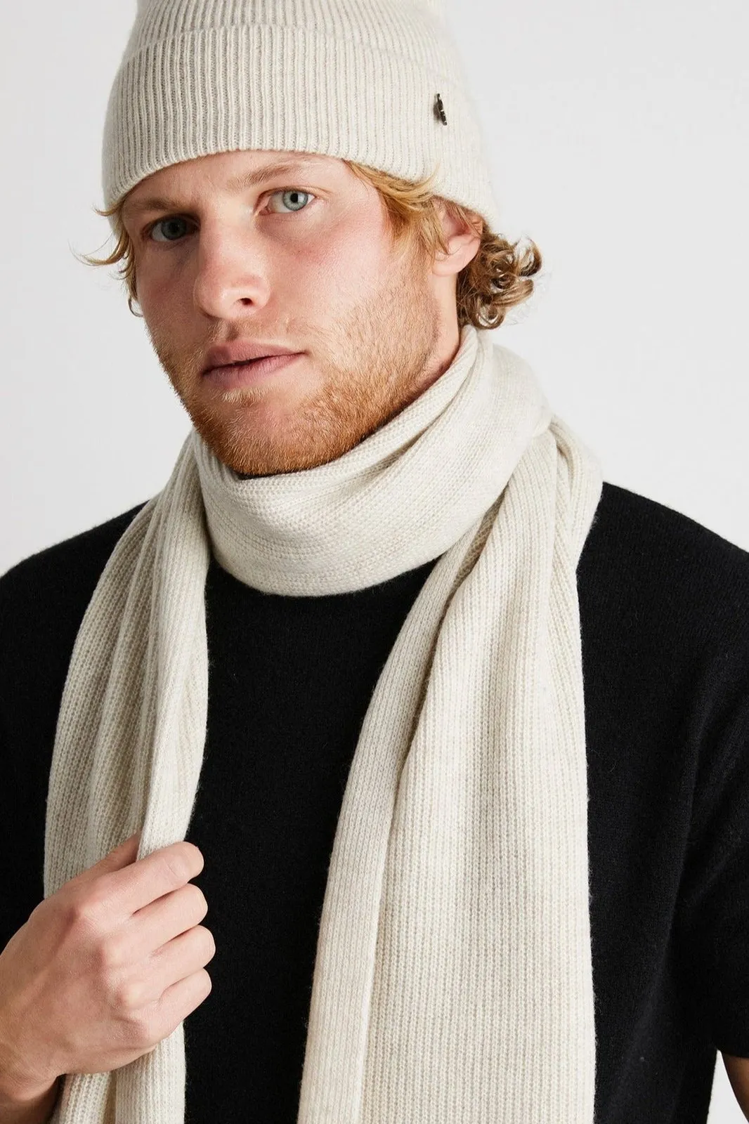   Beryll Cashmere Scarf | White Water