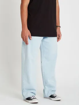 Billow Loose Tapered Fit Jeans - Light Blue