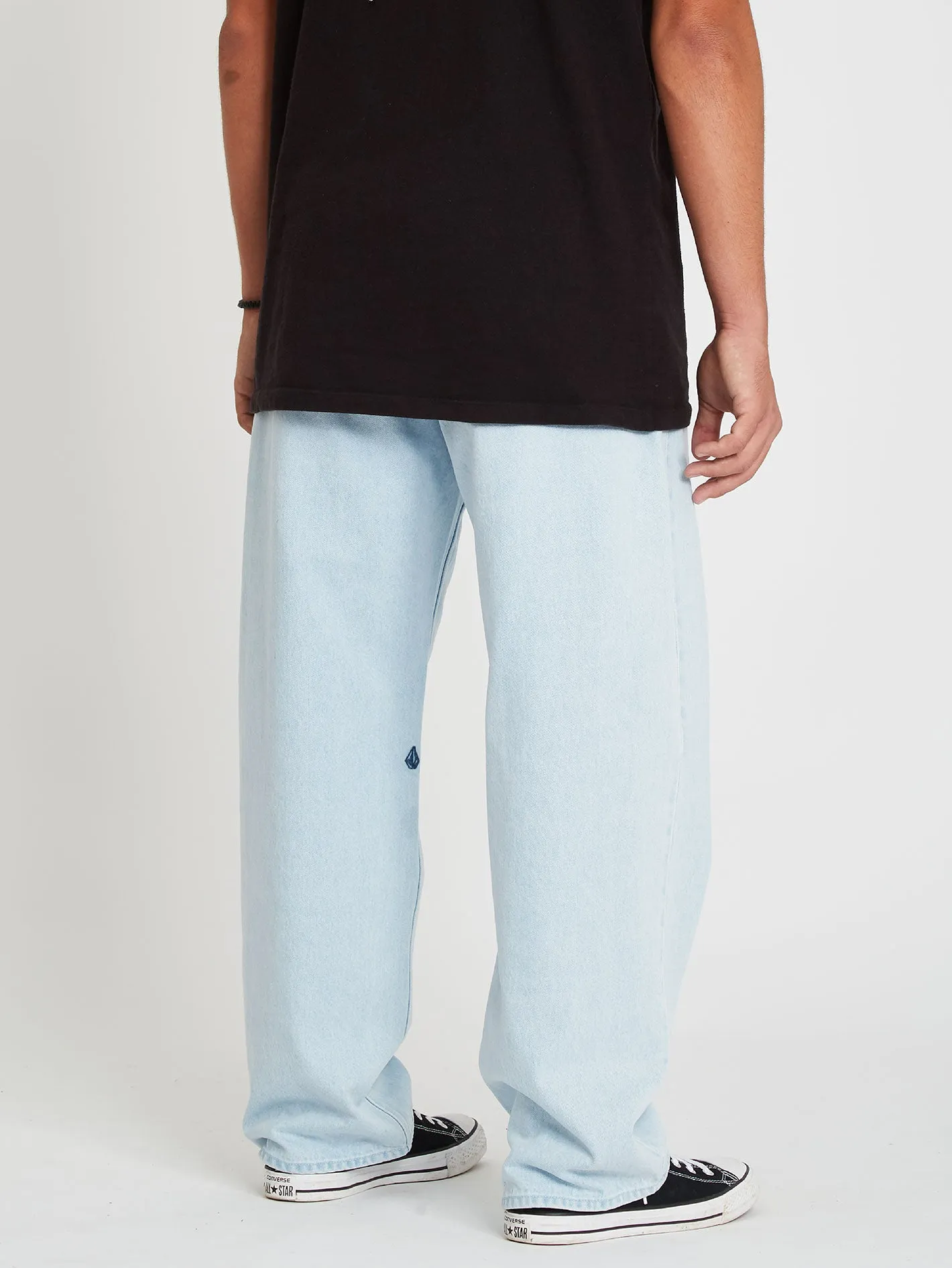 Billow Loose Tapered Fit Jeans - Light Blue