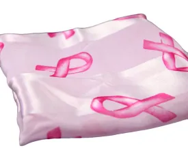 Breast Cancer Awareness Ribbon Scarves in Pink OR Black