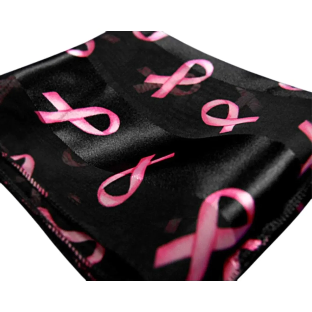 Breast Cancer Awareness Ribbon Scarves in Pink OR Black