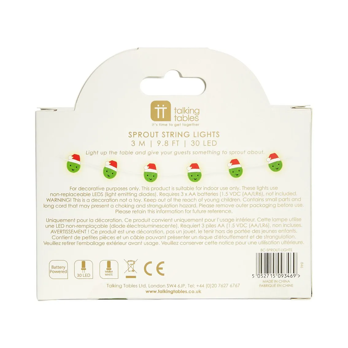 Brussels Sprout String Lights - 3m