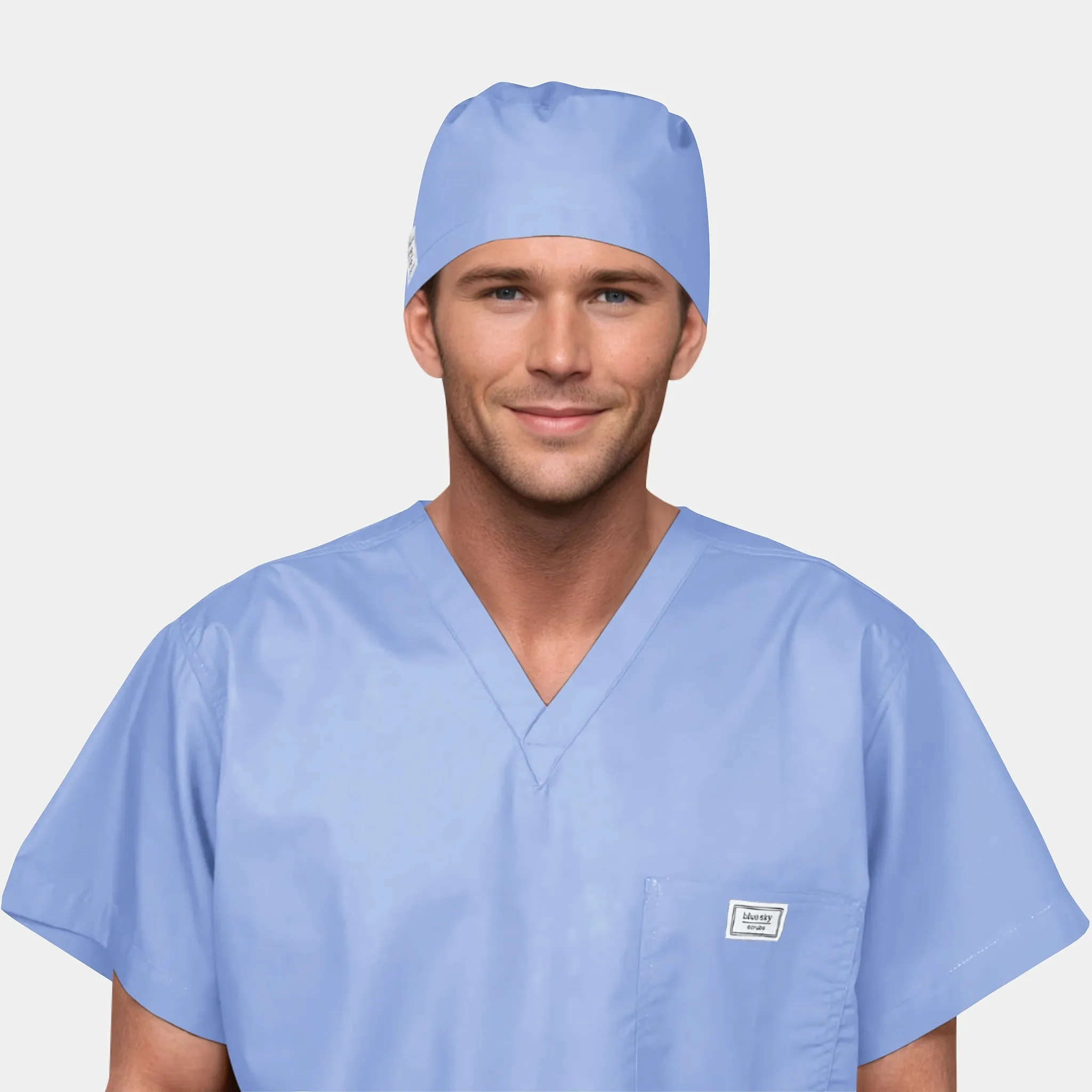 Ceil Blue - Mens Scrub Hats