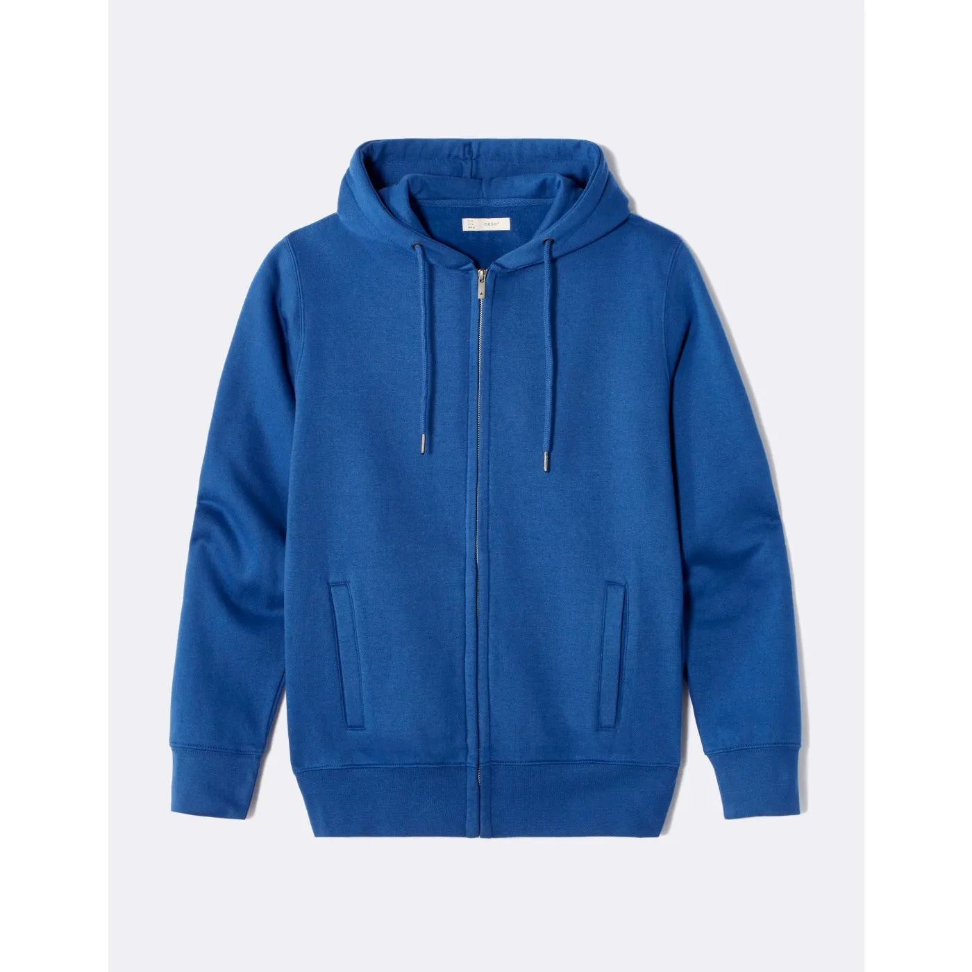 Celio Royal Blue Hooded zip sweatshirt