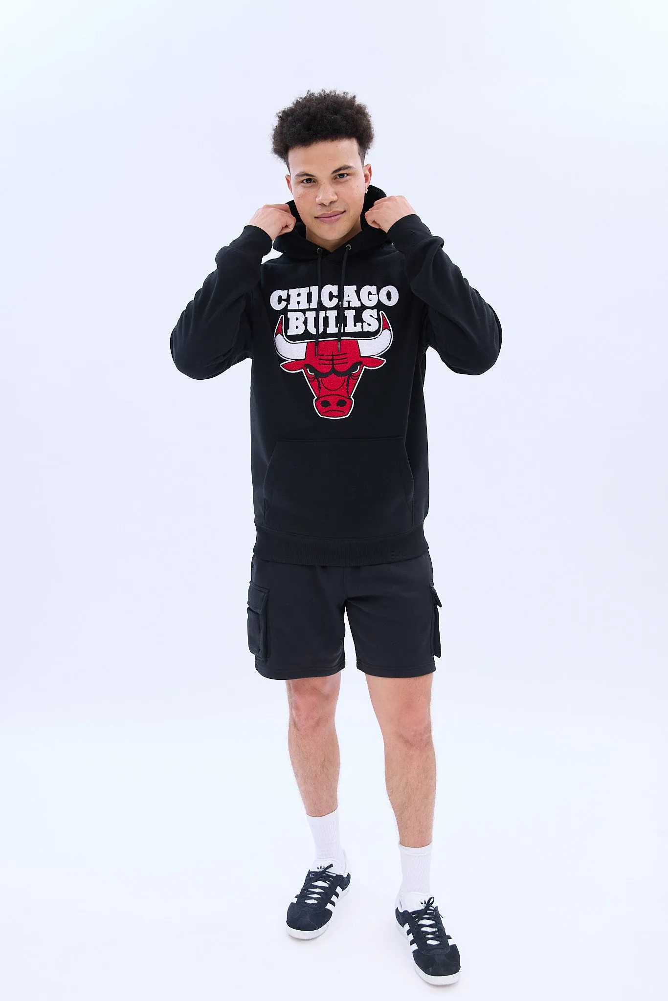 Chicago Bulls Graphic Chenille Applique Pullover Hoodie