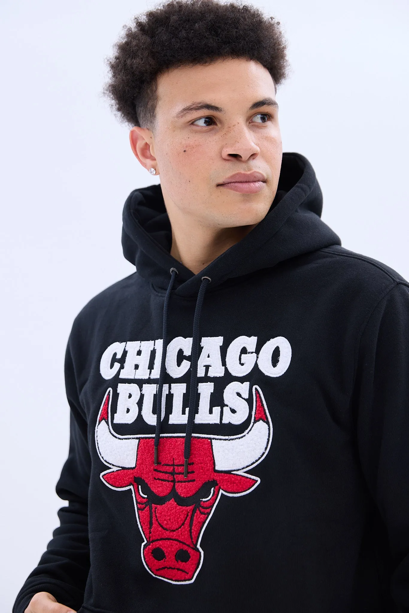 Chicago Bulls Graphic Chenille Applique Pullover Hoodie