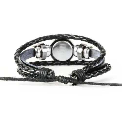 Classy Men Scorpio Zodiac Symbol Bracelet