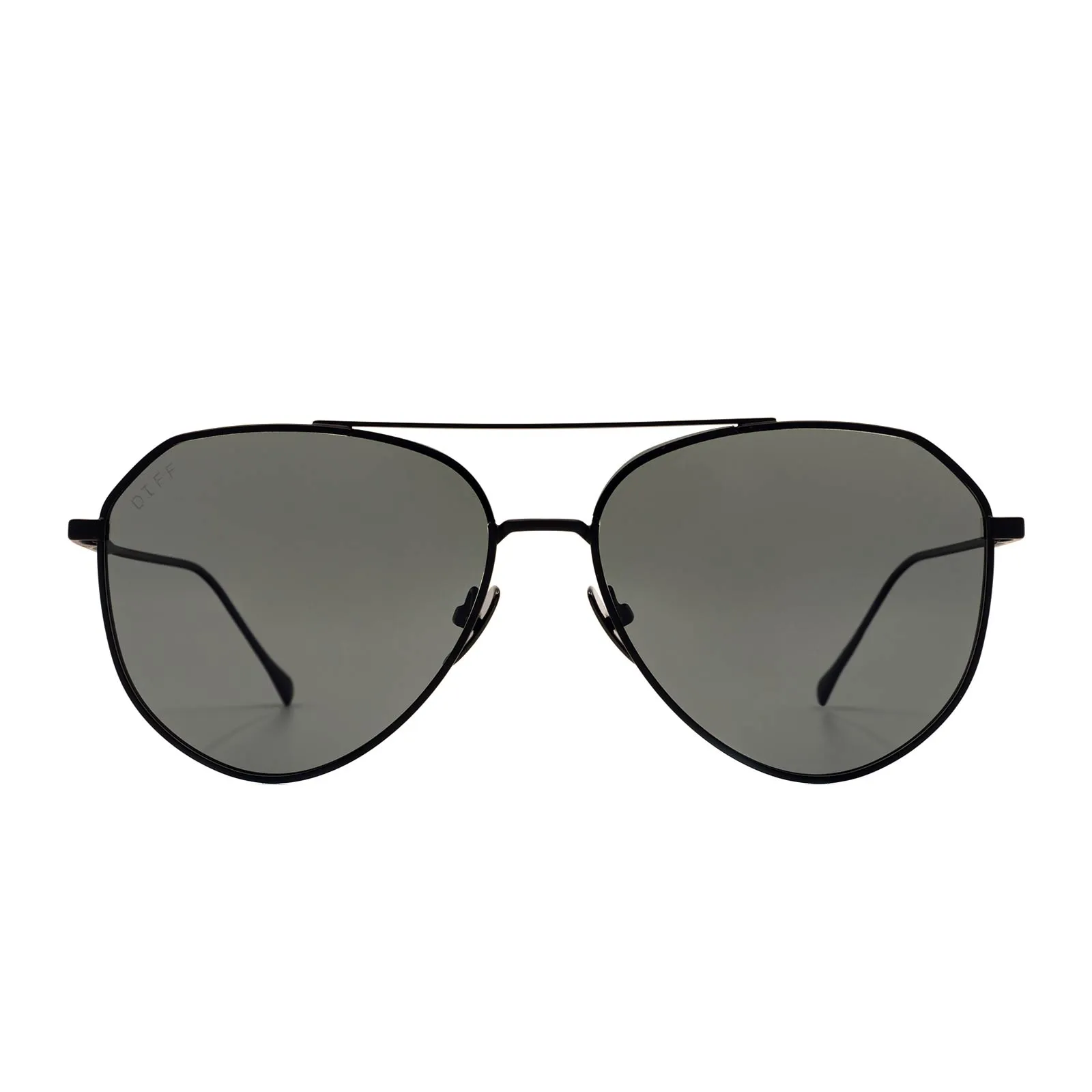 DASH - MATTE BLACK   SOLID GREY   POLARIZED SUNGLASSES