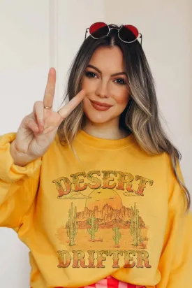 DESERT DRIFTER GRAPHIC SWEATSHIRT PLUS SIZE