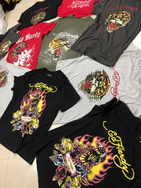 ED Hardy Unisex T-shirts - Brand New Leftover/Deadstock - 55 pieces