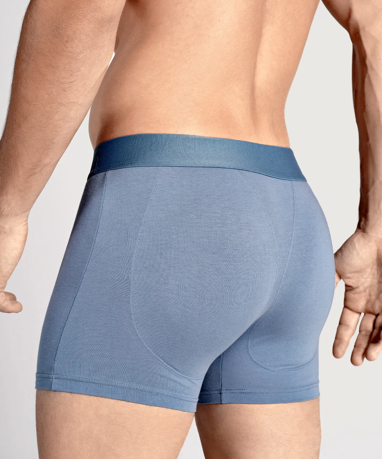 ELEMENTAL BLUE Padded Boxer Brief   Smart Package Cup