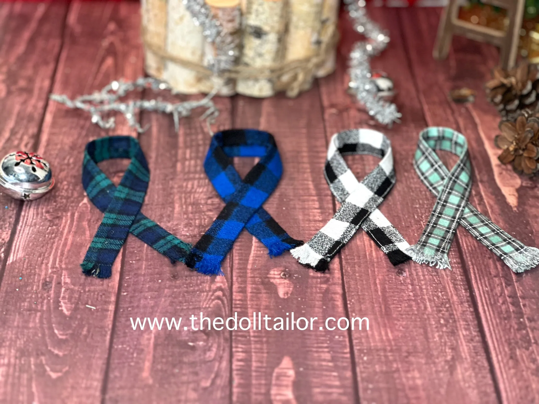 Flannel Scarves for Ken dolls