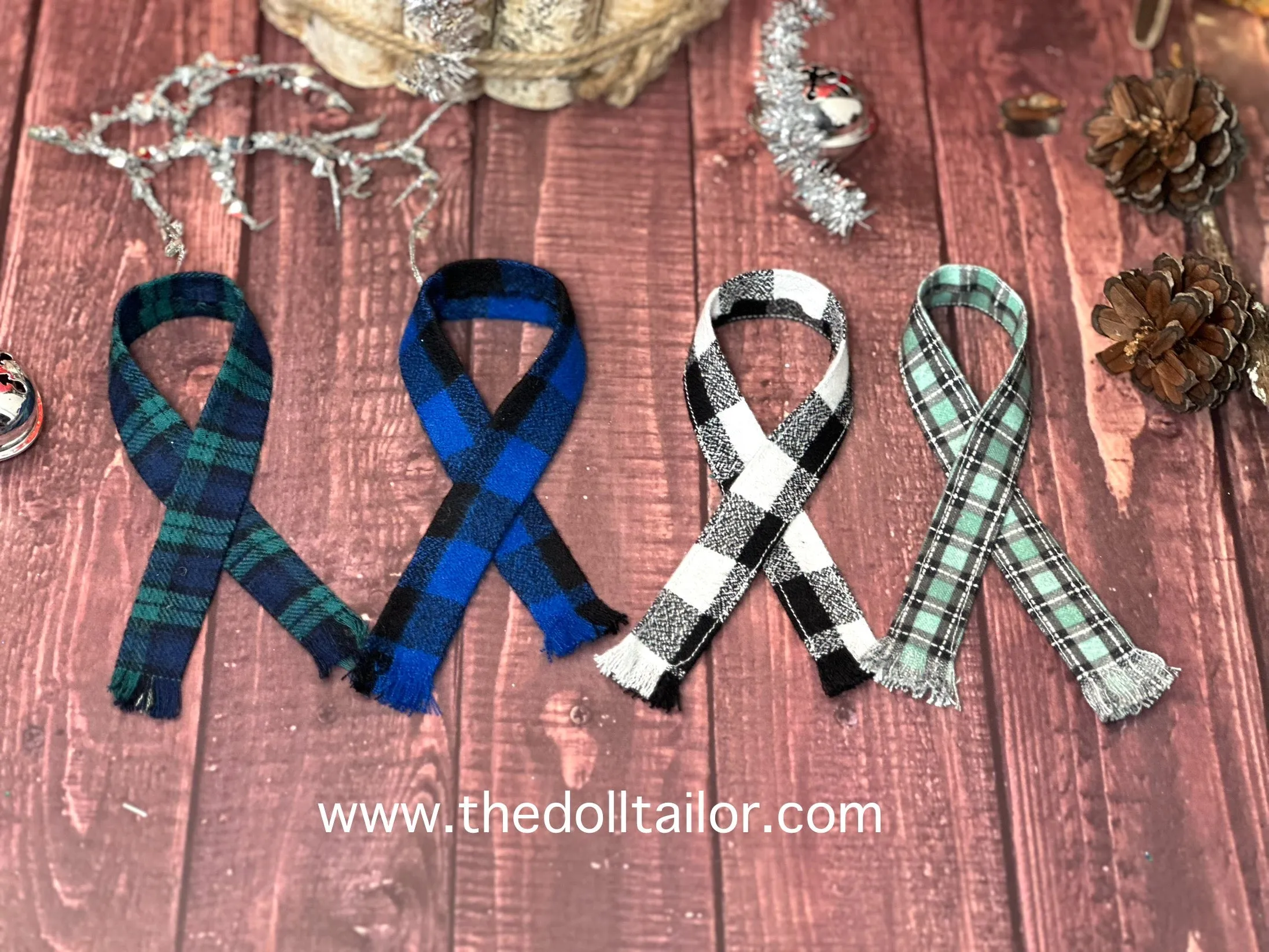 Flannel Scarves for Ken dolls