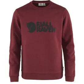 FR Fjällräven Logo Sweater Men Red Oak