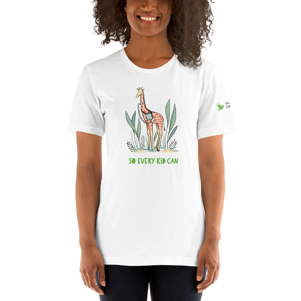 Franciscan Children's - Adult Giraffe T-Shirt