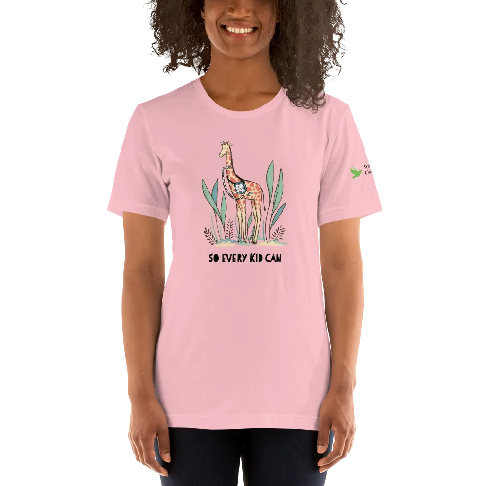 Franciscan Children's - Adult Giraffe T-Shirt