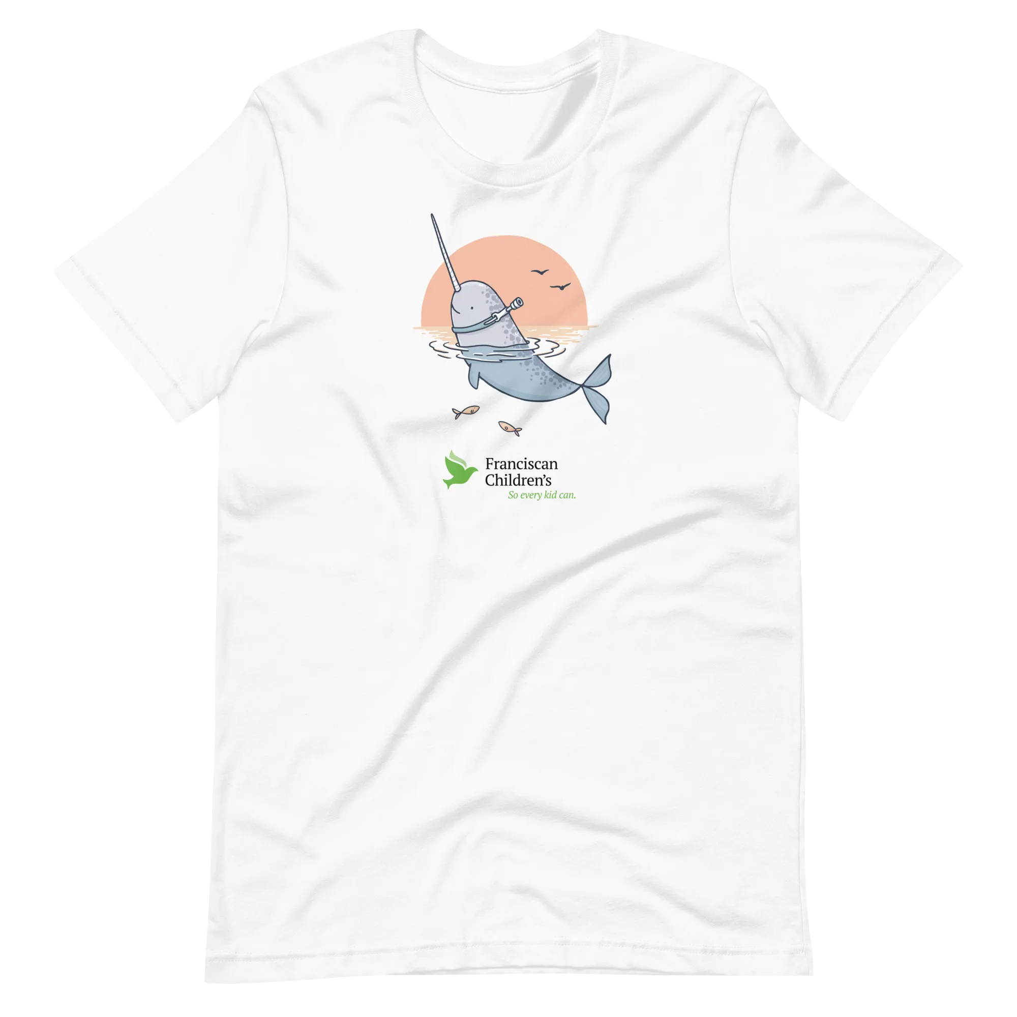 Franciscan Children's Unique Narhwal - Adult T-Shirt