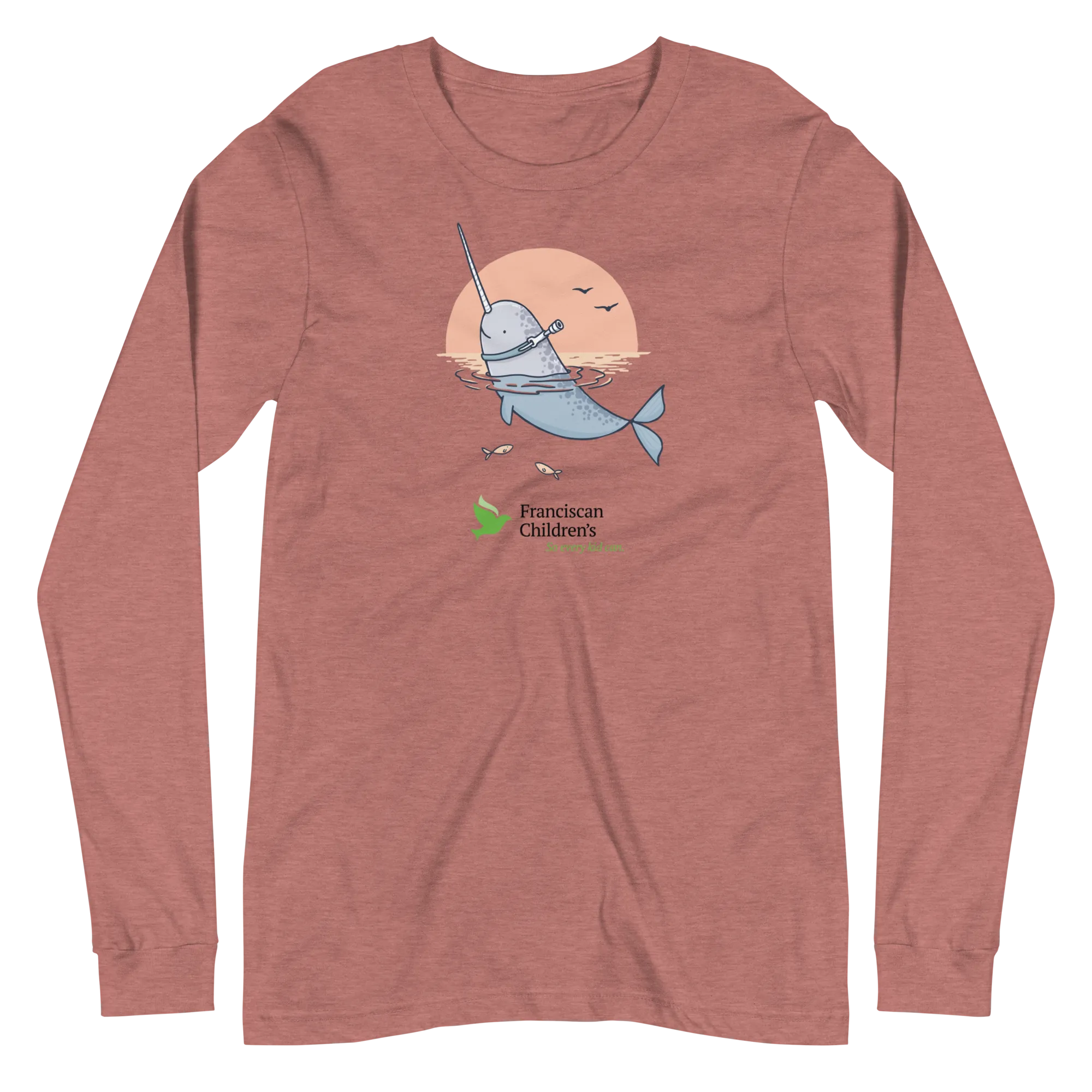 Franciscan Children's Unique Narwhal - Adult Longsleeve Shirt