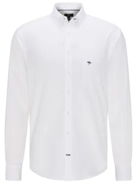 FYNCH HATTON ALL SEASON OXFORD SHIRT WHITE | 5500