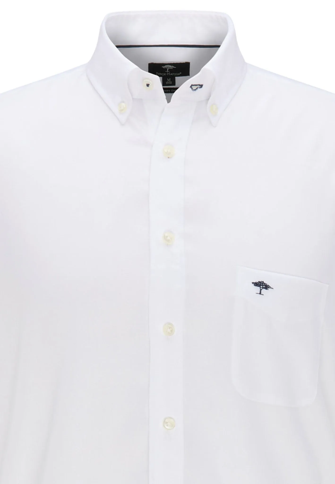 FYNCH HATTON ALL SEASON OXFORD SHIRT WHITE | 5500