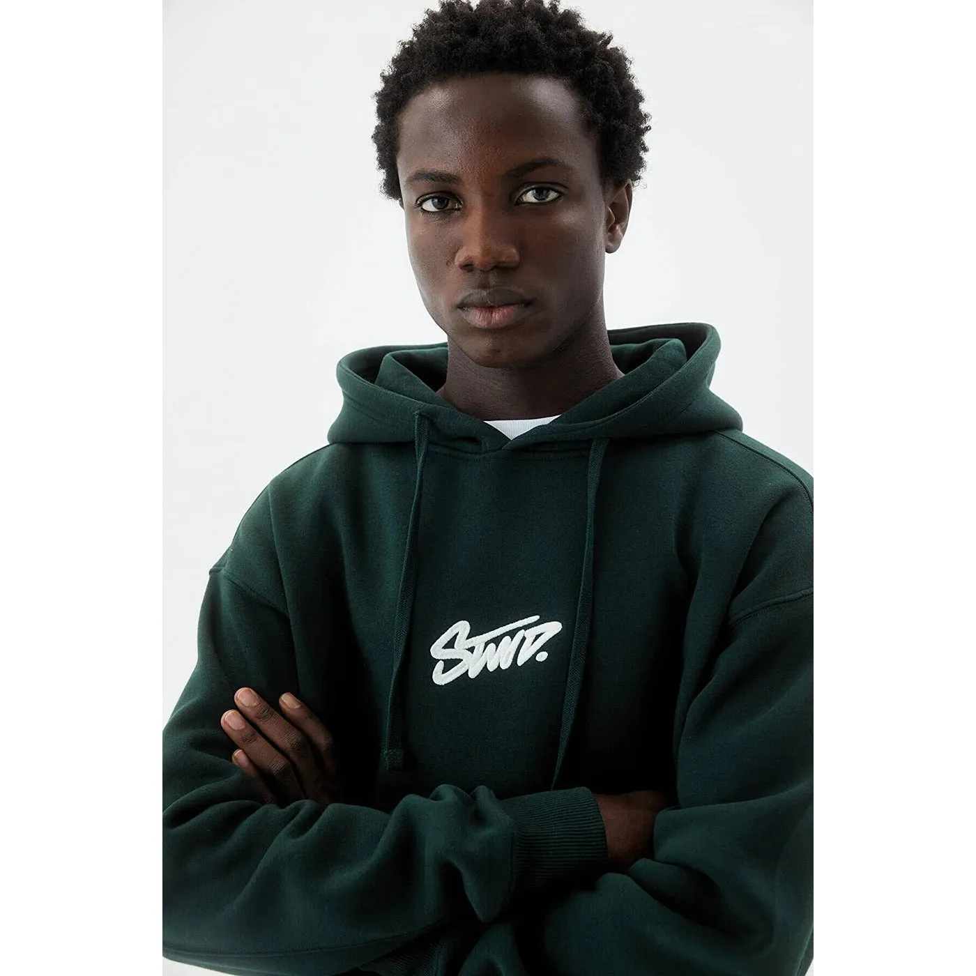 Green STWD Logo Hooded Sweatshirt