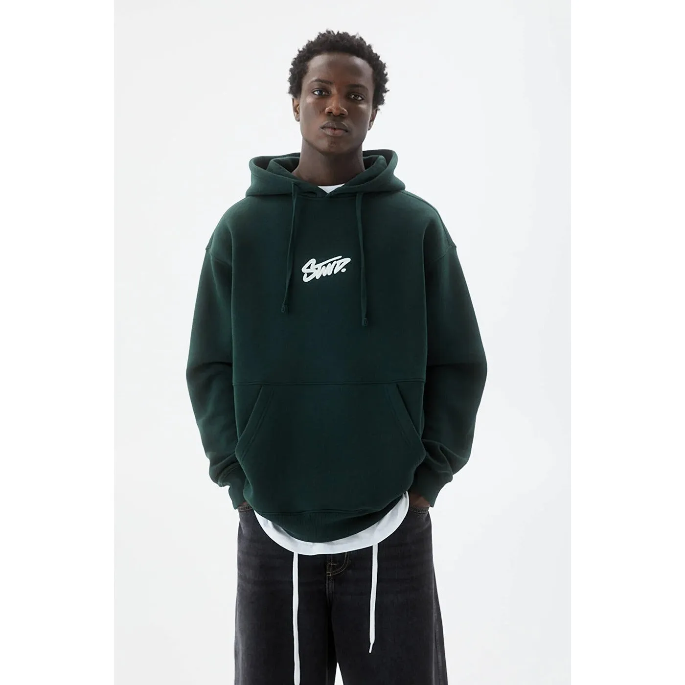 Green STWD Logo Hooded Sweatshirt