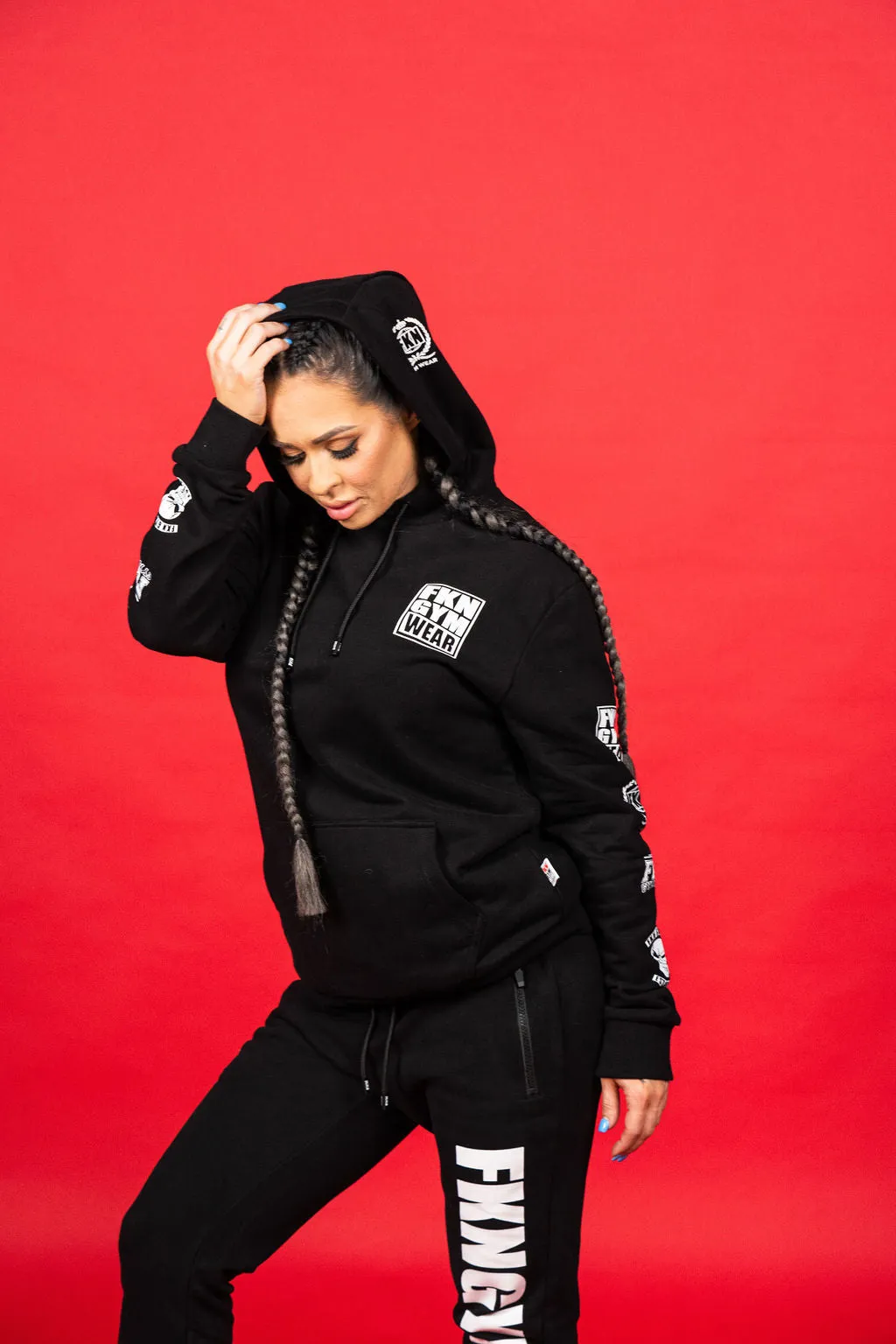 Heist | Women's Gym Hoodie | Black