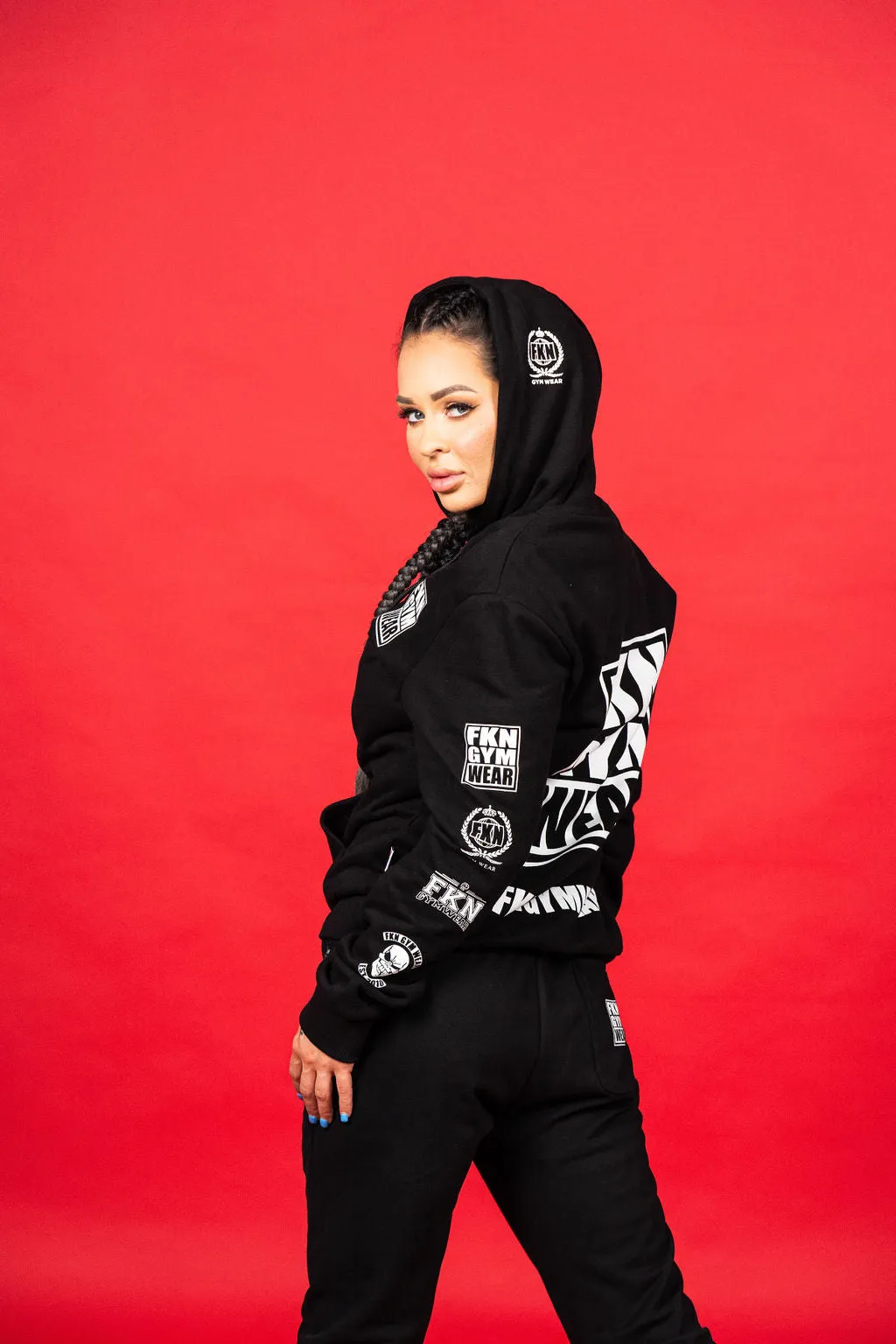 Heist | Women's Gym Hoodie | Black