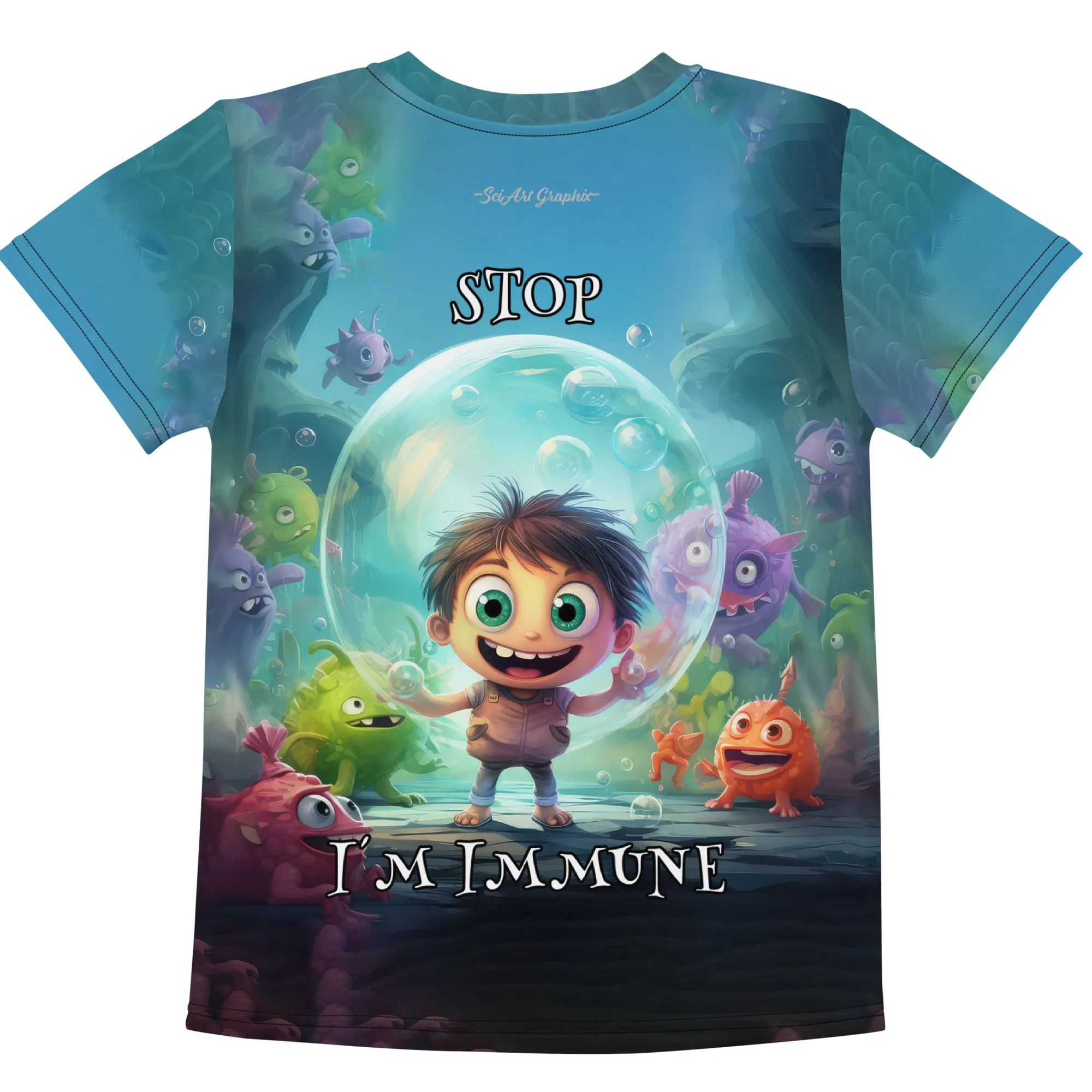 Kids T-Shirt Stop, I am Immune