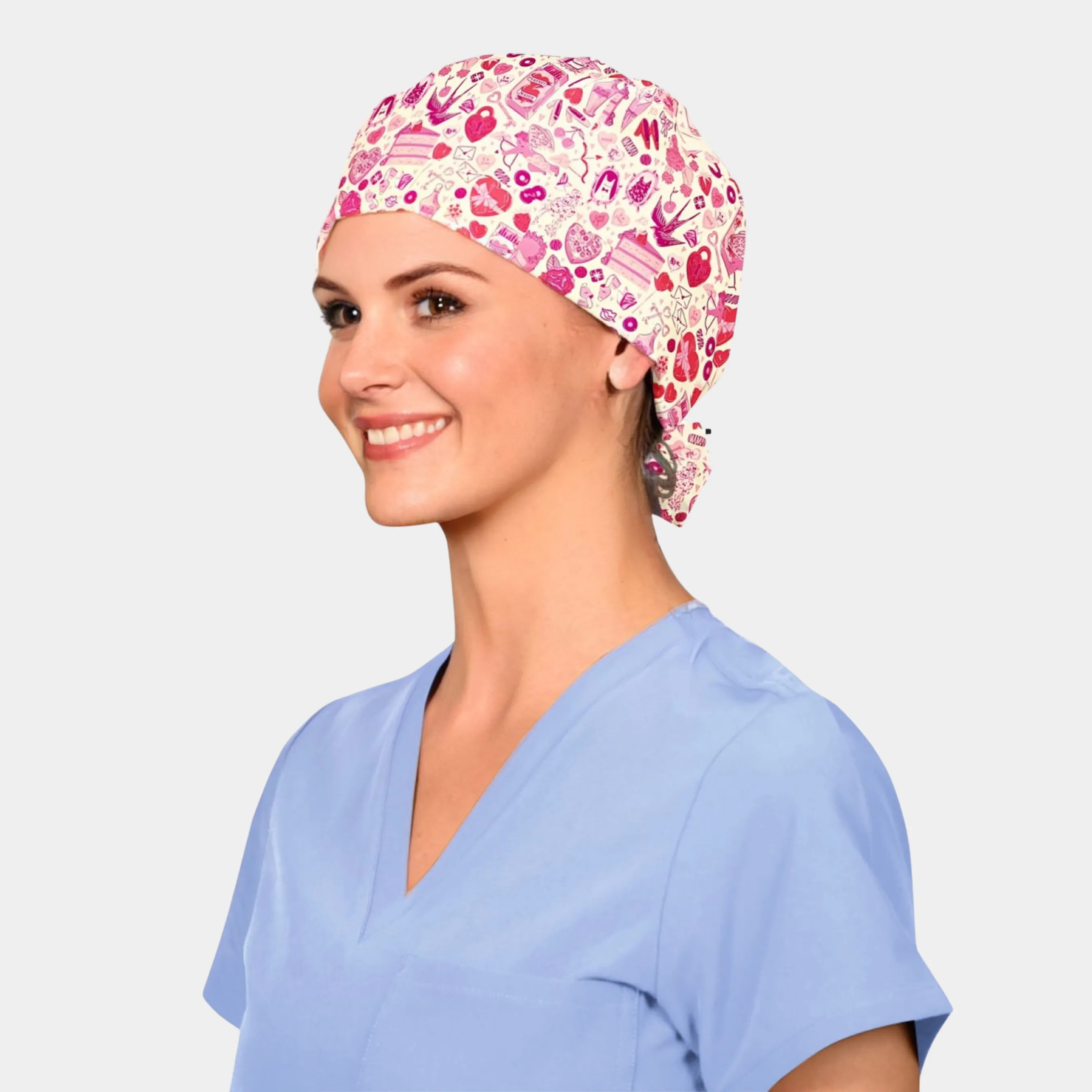 Love Doodles - Pixie Surgical Scrub Hats