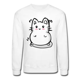 Marshmallow Kitty Unisex Crewneck Sweatshirt