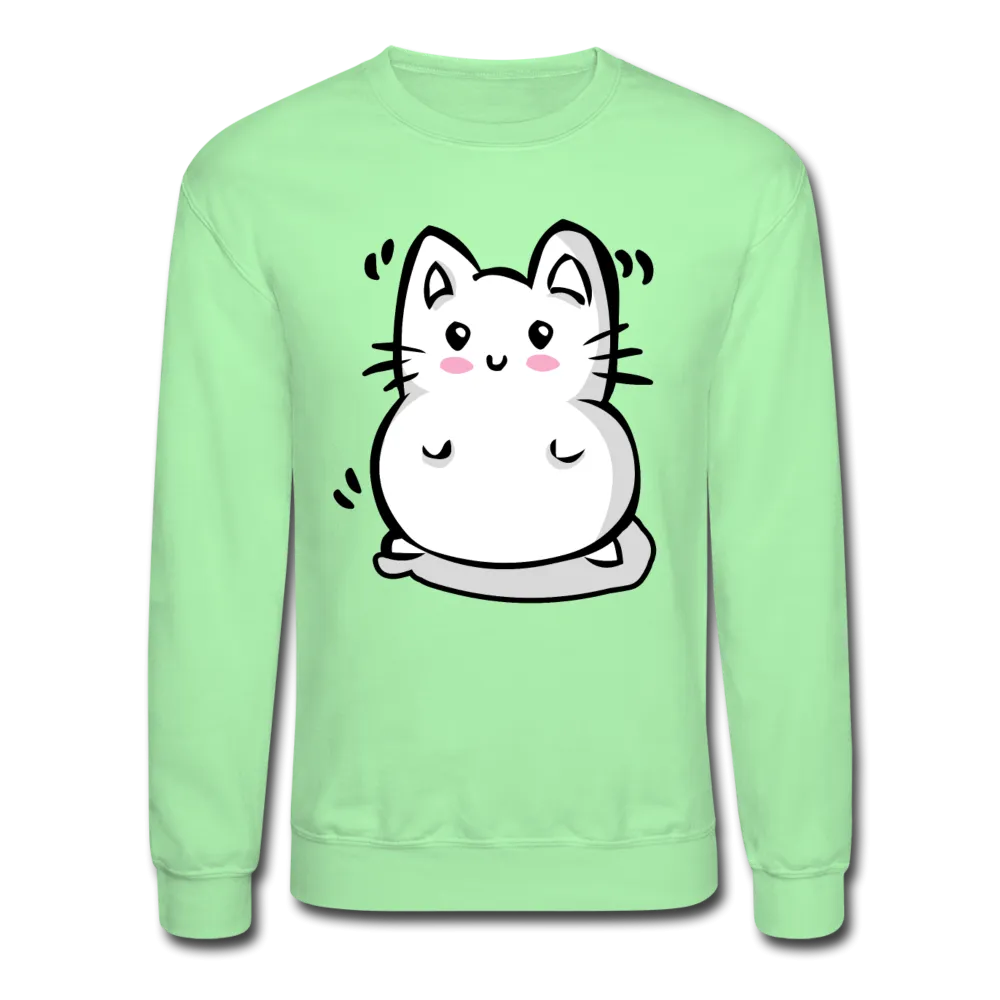 Marshmallow Kitty Unisex Crewneck Sweatshirt