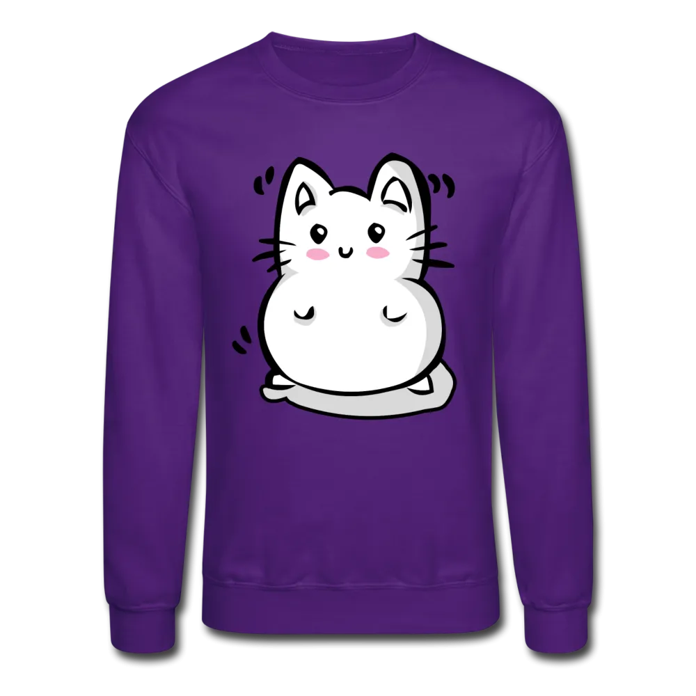 Marshmallow Kitty Unisex Crewneck Sweatshirt