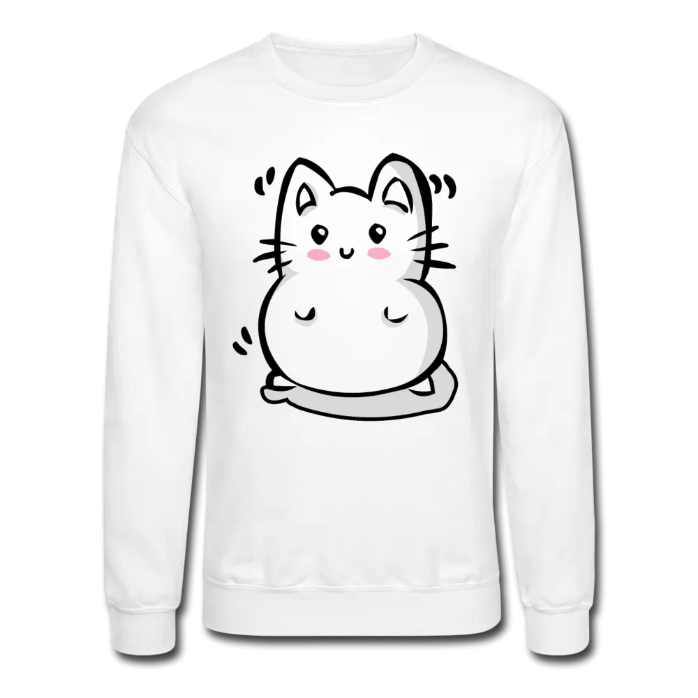 Marshmallow Kitty Unisex Crewneck Sweatshirt