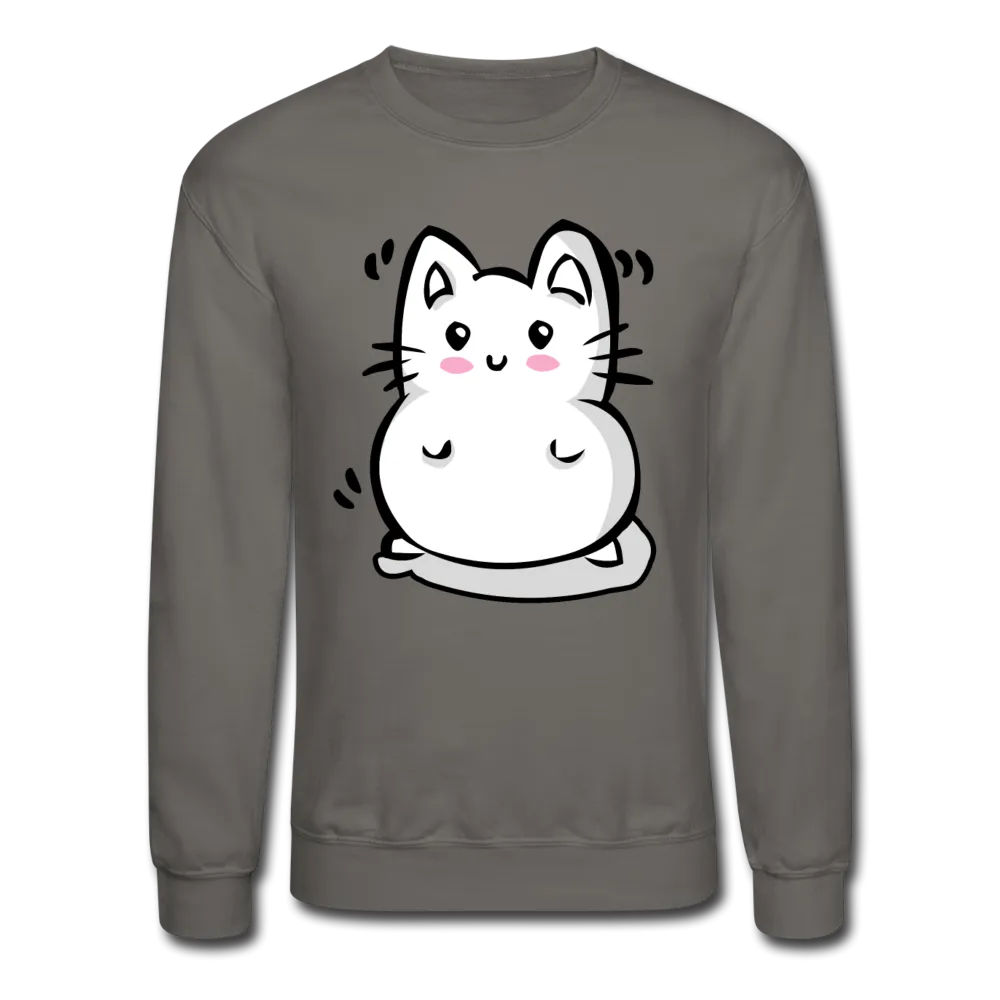 Marshmallow Kitty Unisex Crewneck Sweatshirt