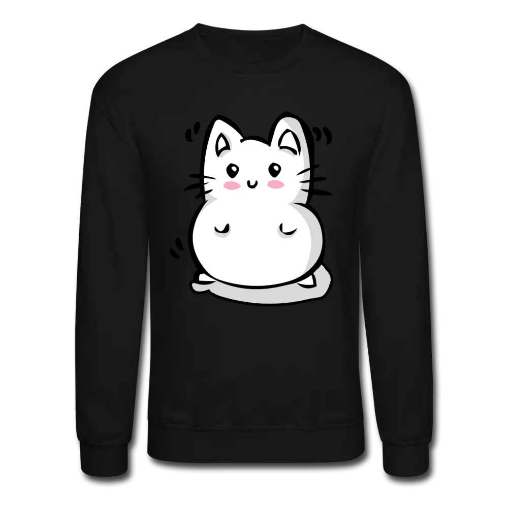 Marshmallow Kitty Unisex Crewneck Sweatshirt