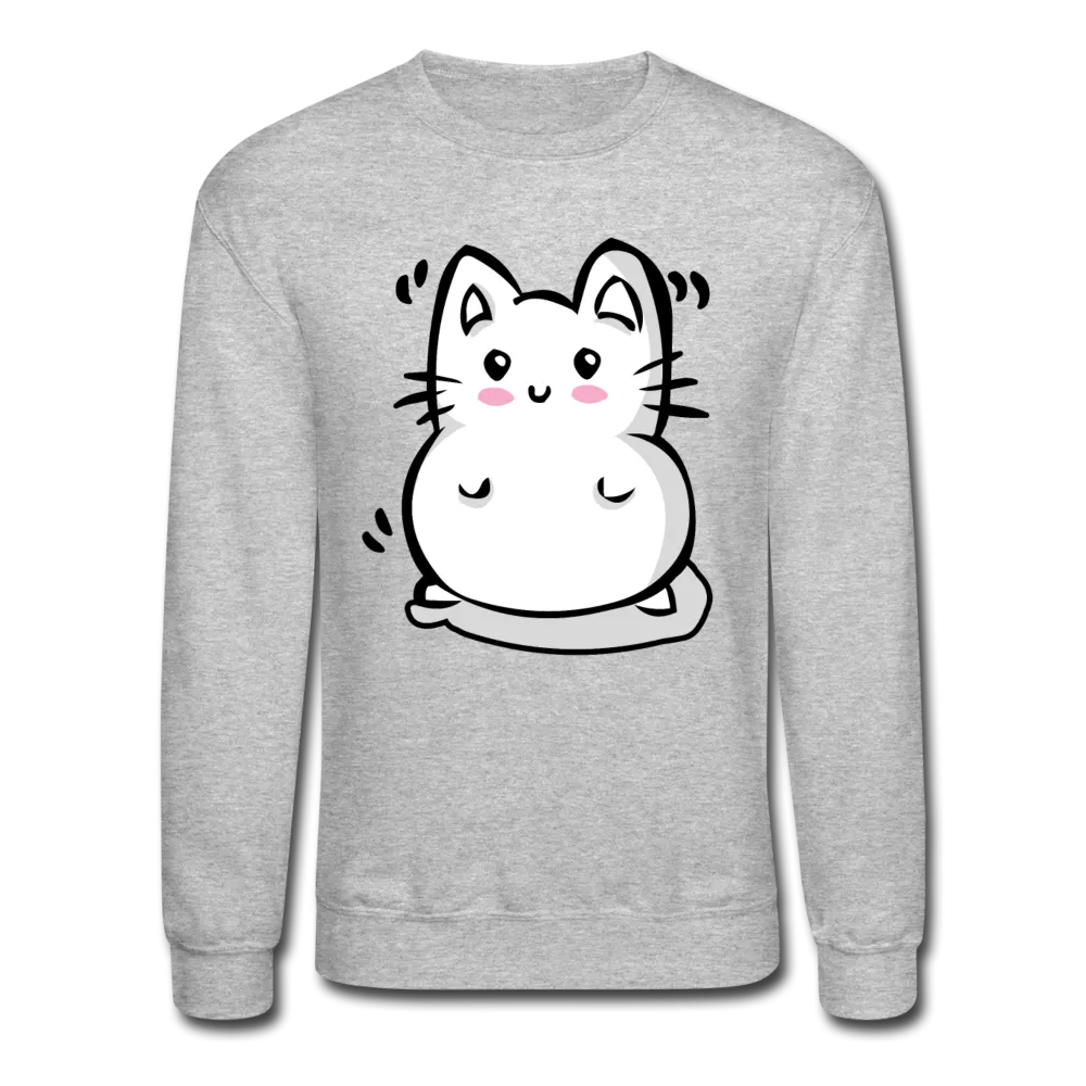 Marshmallow Kitty Unisex Crewneck Sweatshirt