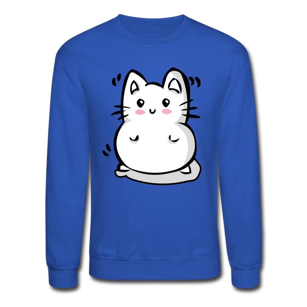 Marshmallow Kitty Unisex Crewneck Sweatshirt