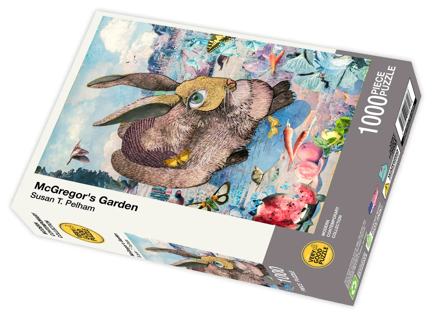 McGregor's Garden by Susan T. Pelham - 1000 piece jigsaw puzzle