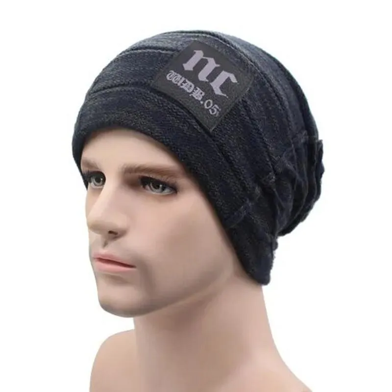 Men Slouchy Beanie NC Style