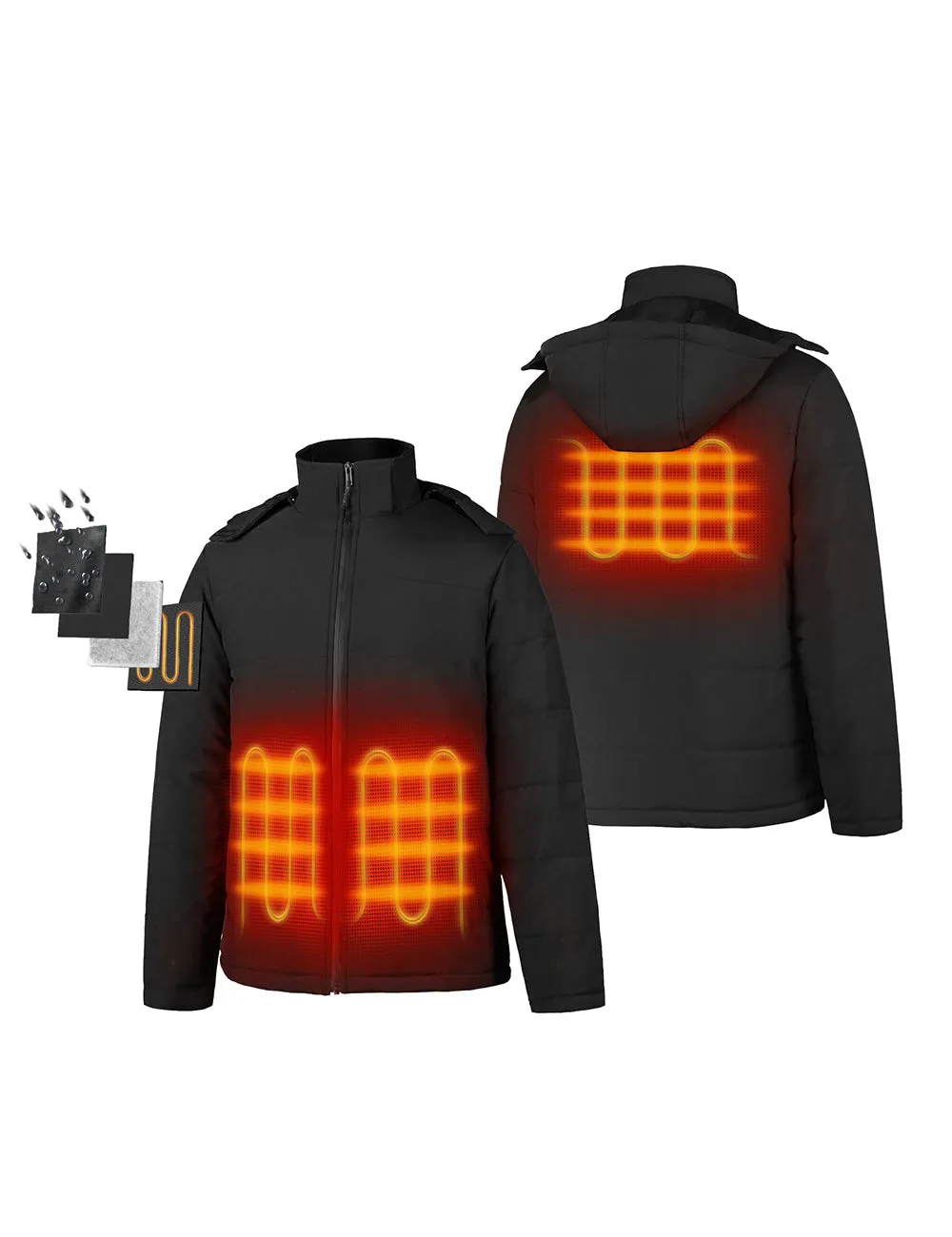 Men's Heated Thermolite® Jacket - Black