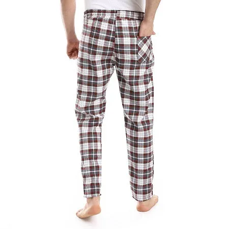 Men's Summer Check Pants - Grey