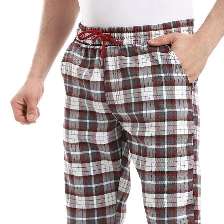 Men's Summer Check Pants - Grey