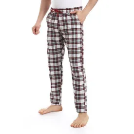 Men's Summer Check Pants - Grey