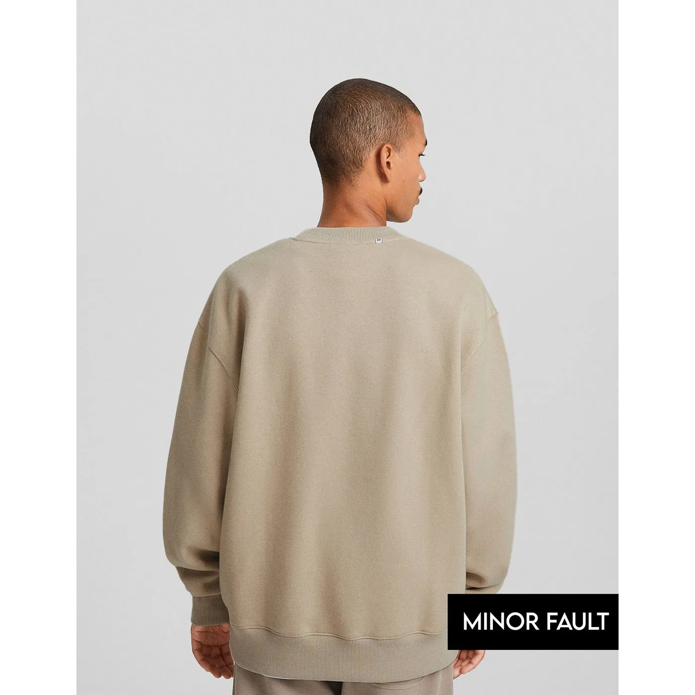 (Minor Fault) Crew Neck Oversized Sweatshirt