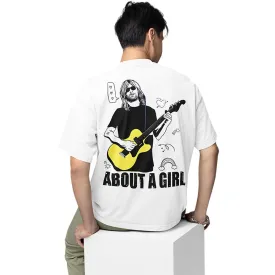 Nirvana Oversized T shirt - About A Girl